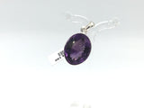 Faceted Amethyst Pendants