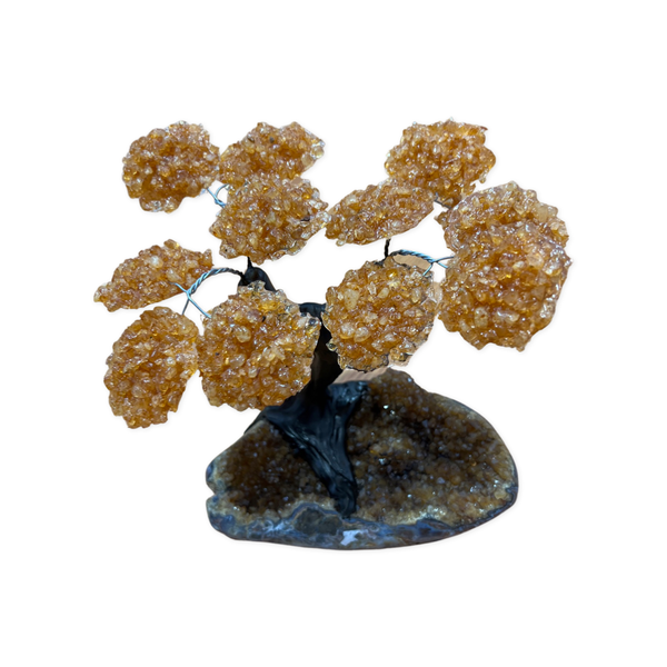 Citrine Tree With Cluster