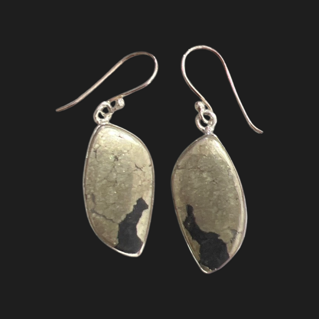 Sterling Silver Apache Gold Earrings