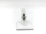 Garnet Size 8 Rings Sterling Silver