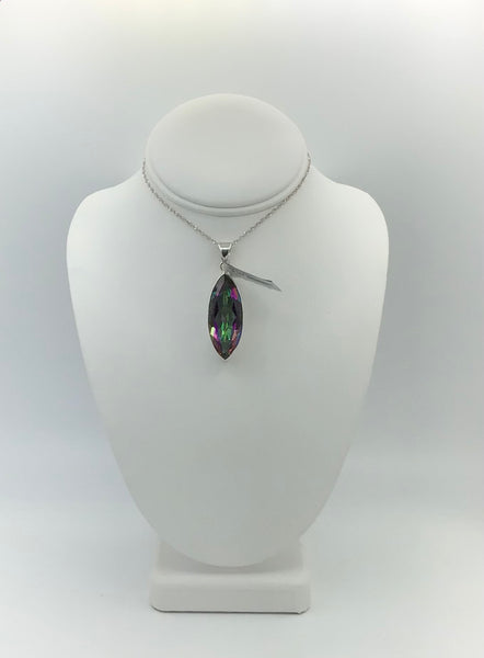 Mystic Quartz Pendant AKA Mystic Topaz