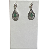 Emerald Earring Sterling Silver