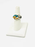 Kingman Turquoise & Spiny Oyster Rings