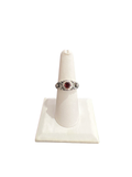 Garnet Size 7 Rings Sterling Silver