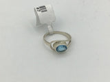 Blue Topaz Size 7 Rings Sterling Silver