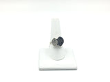 Shungite Size - 9 Rings Sterling Silver