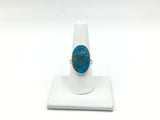 Turquoise Size 8 Sterling Silver Rings