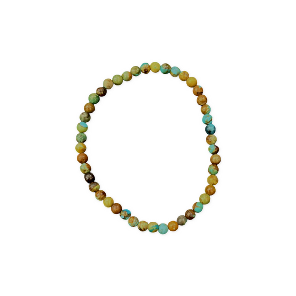 Turquoise Beaded Bracelets 4mm