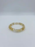 Premium Faceted Citrine Bracelet (Brazil - 6x10 mm)