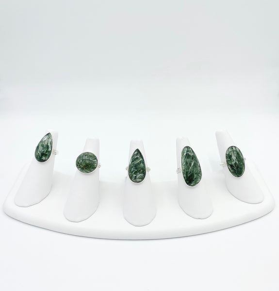Seraphinite Rings