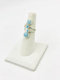 Larimar Size 6 Sterling Silver Rings