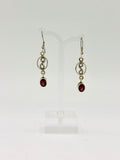Garnet earrings