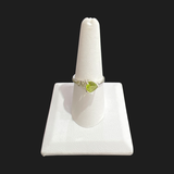 Sterling Silver Peridot Size 8 Rings