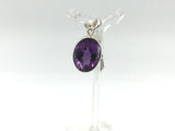 Faceted Amethyst Pendants