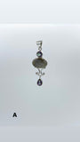 Labradorite Pendant With Mystic Quartz