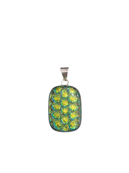 Sterling Silver Art Glass Pendants