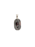 Sterling Silver Rough Pendants (Aquamarine,Rose Quartz,Garnet)