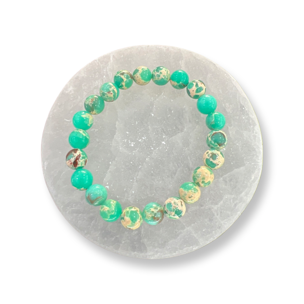 Green Opal Beaded Bracelets