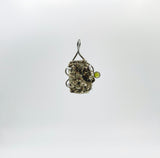 Pyrite and Idocrase Pendant