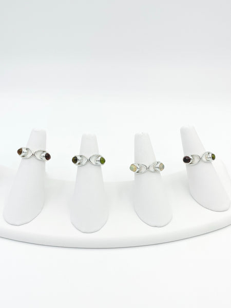 Double Stone Setting Rings