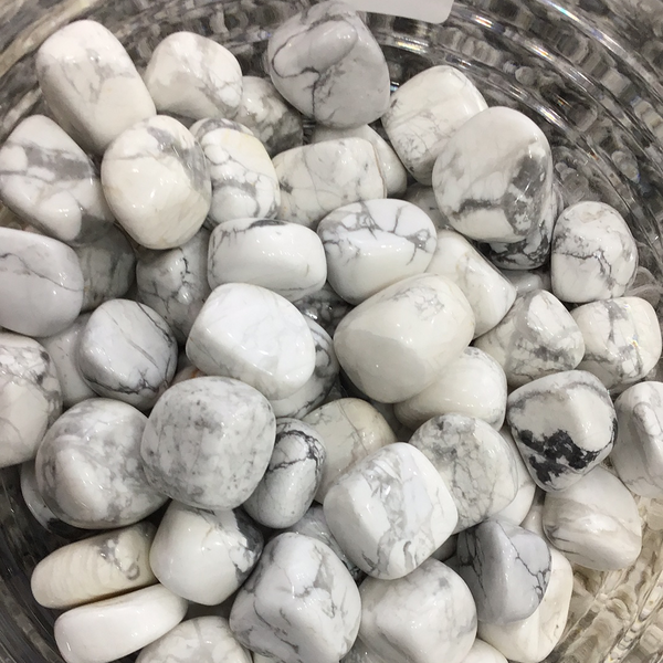 White Howlite Tumbled Stone