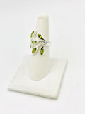 Sterling Silver Peridot Size 10 Rings