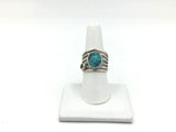 Turquoise Size 8 Sterling Silver Rings