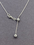 Sterling Silver Chain 24 in. (adjustable)