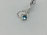 Blue Topaz Size 7 Rings Sterling Silver
