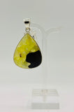 Bi-Color Prehnite Pendants