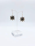 Sterling Silver Two Tone Earrings