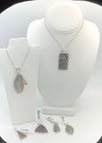 Sterling Silver Sonora Dendritic Jasper Pendants