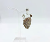 Crazy Lace Agate Pendants