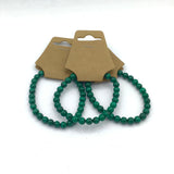 Malachite Beaded Bracelet 6mm