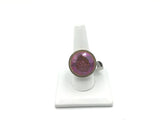 Titanium Druzy Size 10 Rings Sterling Silver