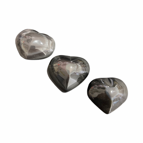 Rainbow Obsidian Heart Large