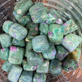 Ruby Fuchsite Tumble Stones