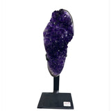 Amethyst On Metal Base Stand