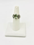 Green amethyst Size 7 Rings Sterling Silver