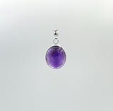 Faceted Amethyst Pendants